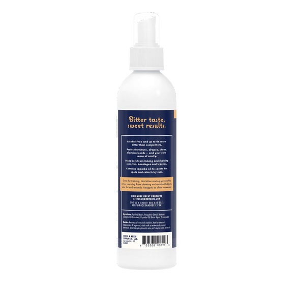 99% FULL Rocco & Roxie No Chew Extreme Bitter Spray, 8 fl oz - Picture 6 of 8